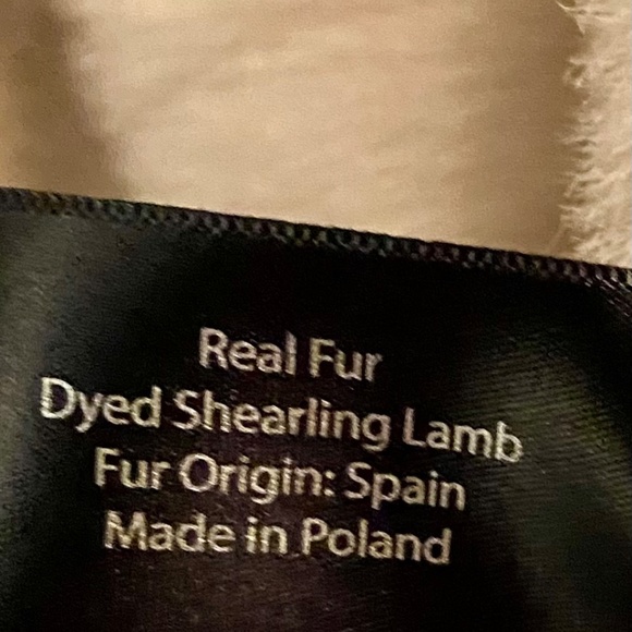 Genuine Shearling Reversible Coat - Picture 7 of 9